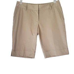 Adidas | Climalite | Khaki Stretch Bermuda Shorts Size 8